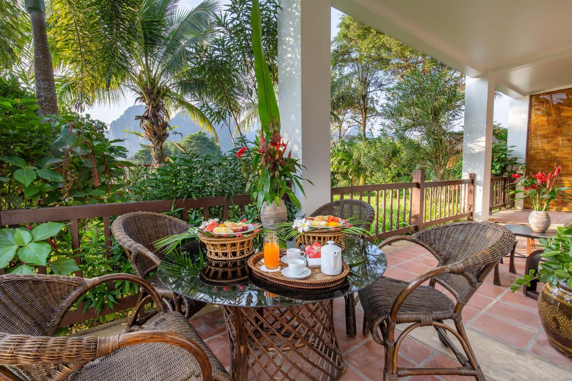 Riverside Boutique Resort, Vang Vieng Rom bilde