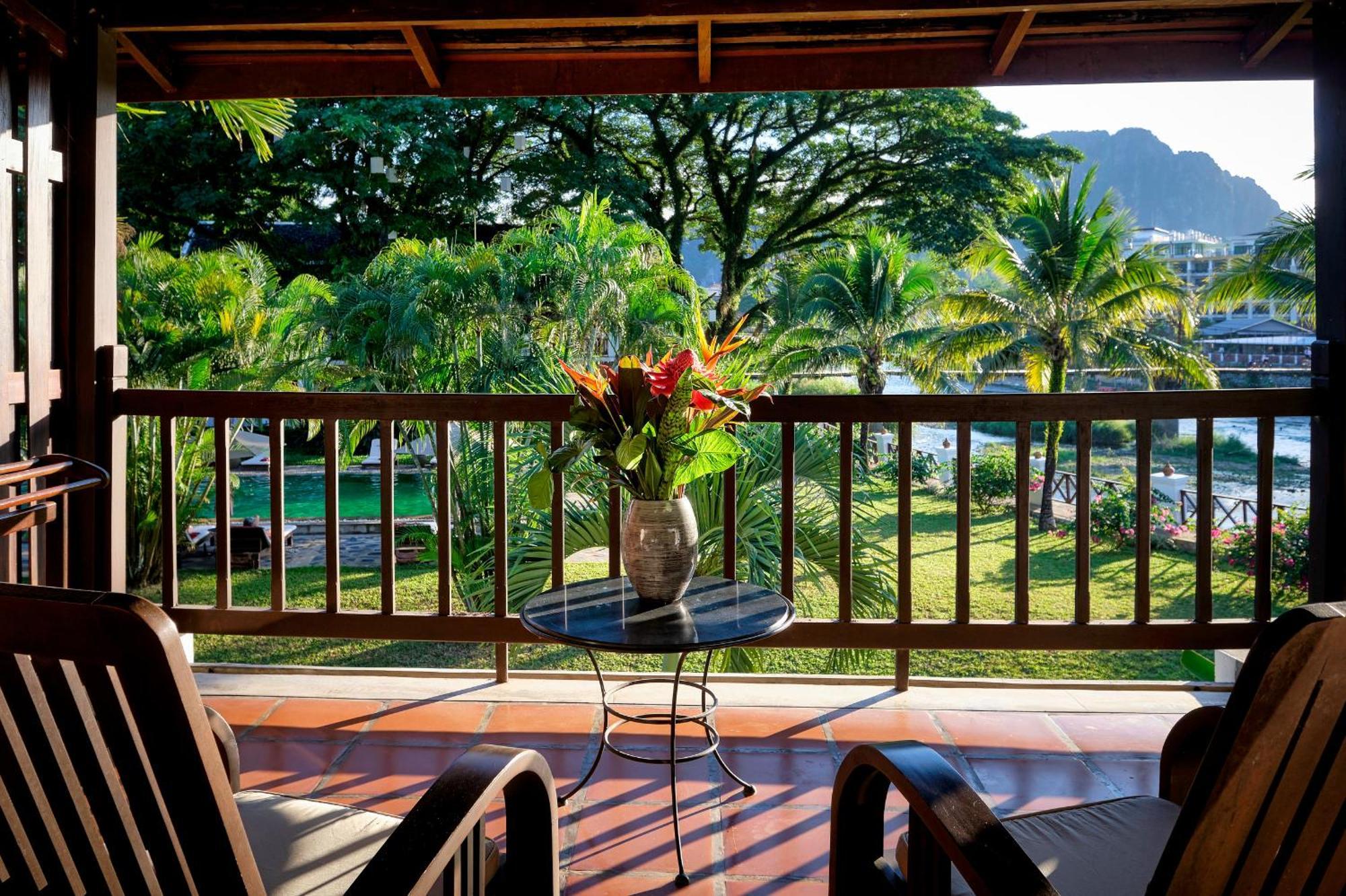 Riverside Boutique Resort, Vang Vieng Eksteriør bilde