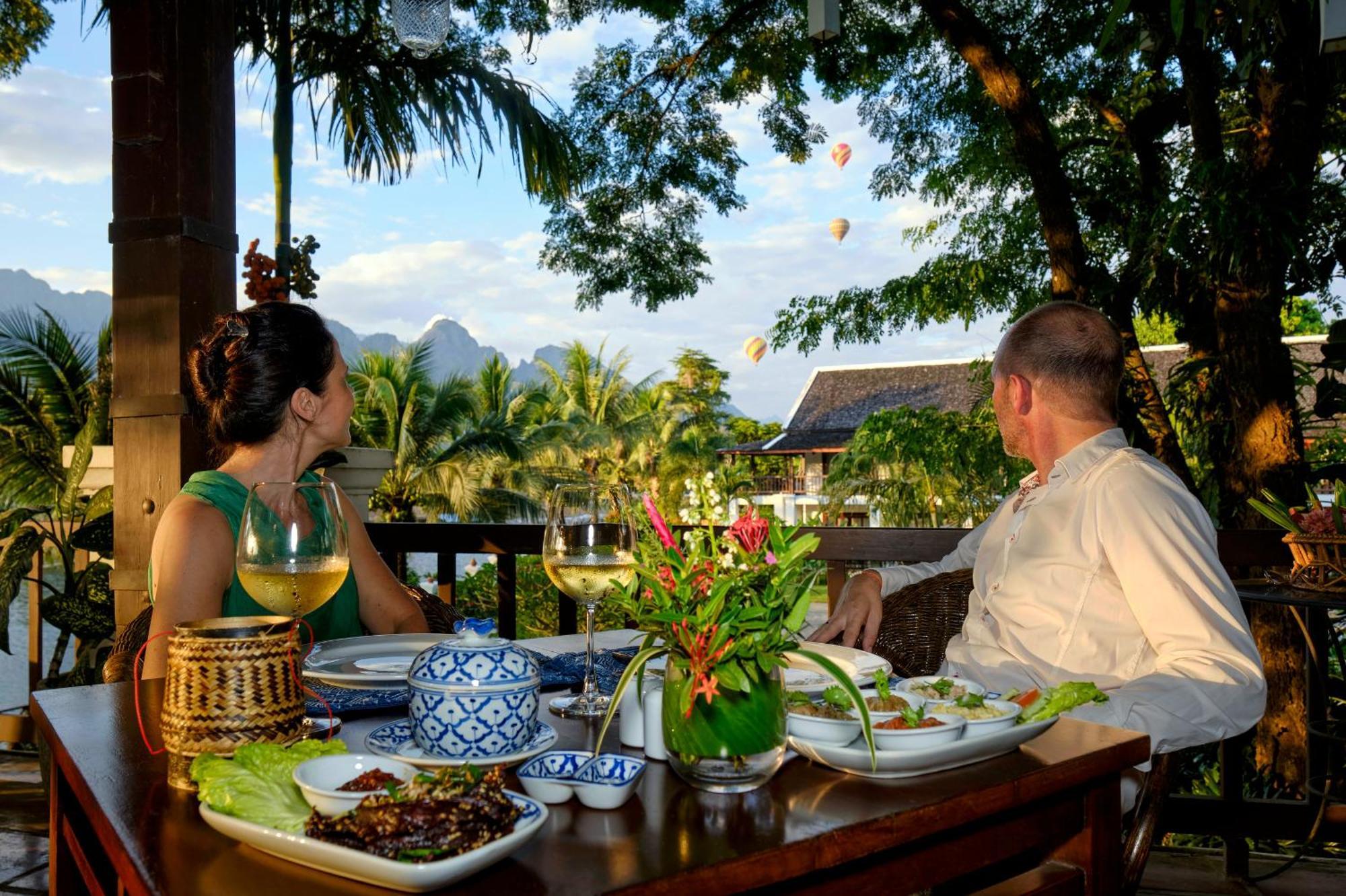 Riverside Boutique Resort, Vang Vieng Eksteriør bilde