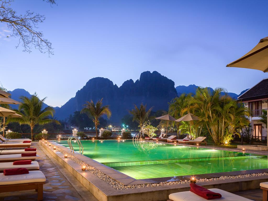 Riverside Boutique Resort, Vang Vieng Eksteriør bilde