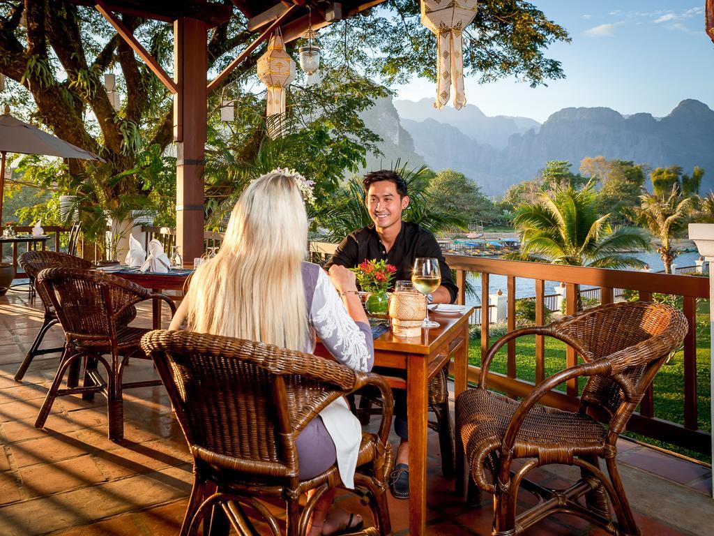 Riverside Boutique Resort, Vang Vieng Eksteriør bilde
