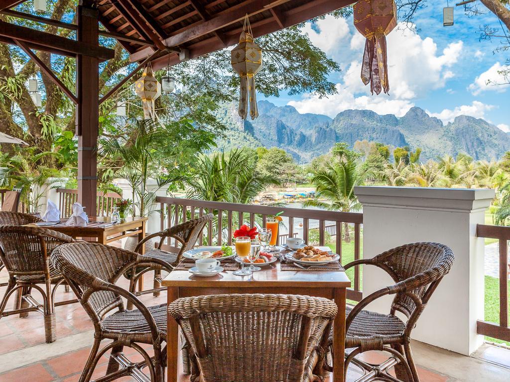 Riverside Boutique Resort, Vang Vieng Eksteriør bilde