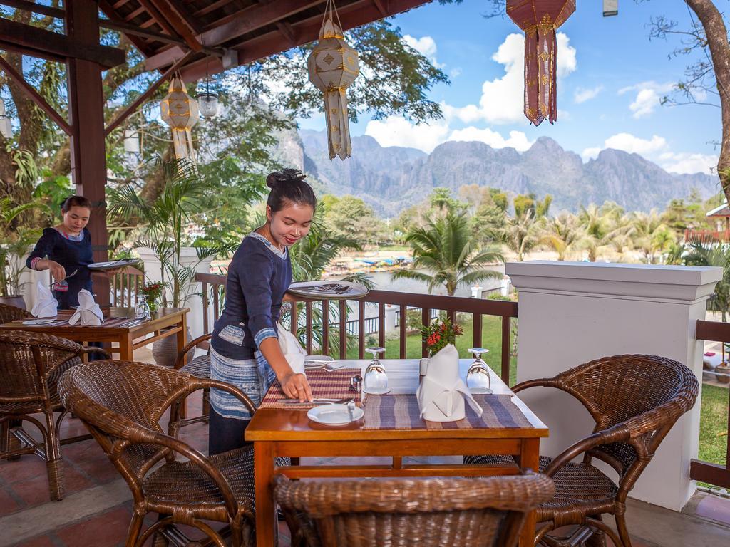 Riverside Boutique Resort, Vang Vieng Eksteriør bilde