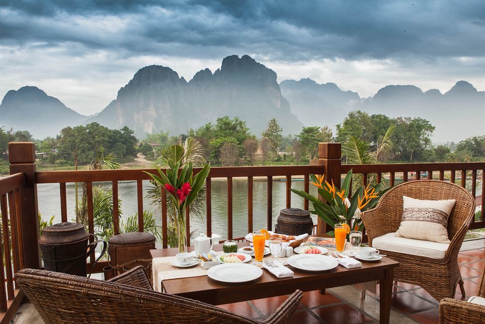 Riverside Boutique Resort, Vang Vieng Eksteriør bilde