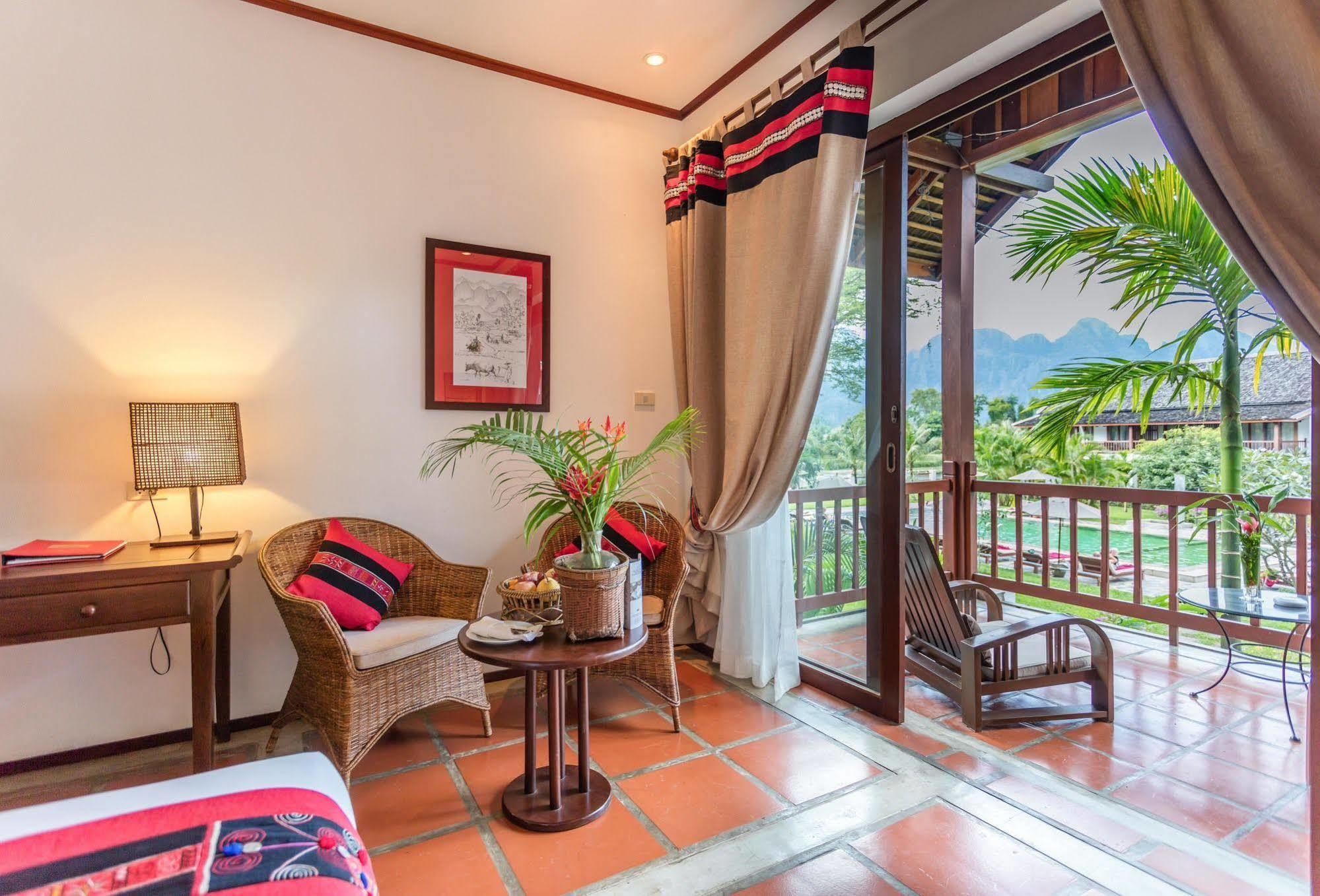 Riverside Boutique Resort, Vang Vieng Eksteriør bilde
